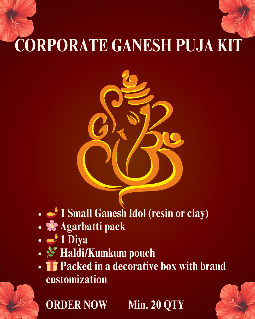 Corporate Ganesh Puja Kit (Bulk Orders)